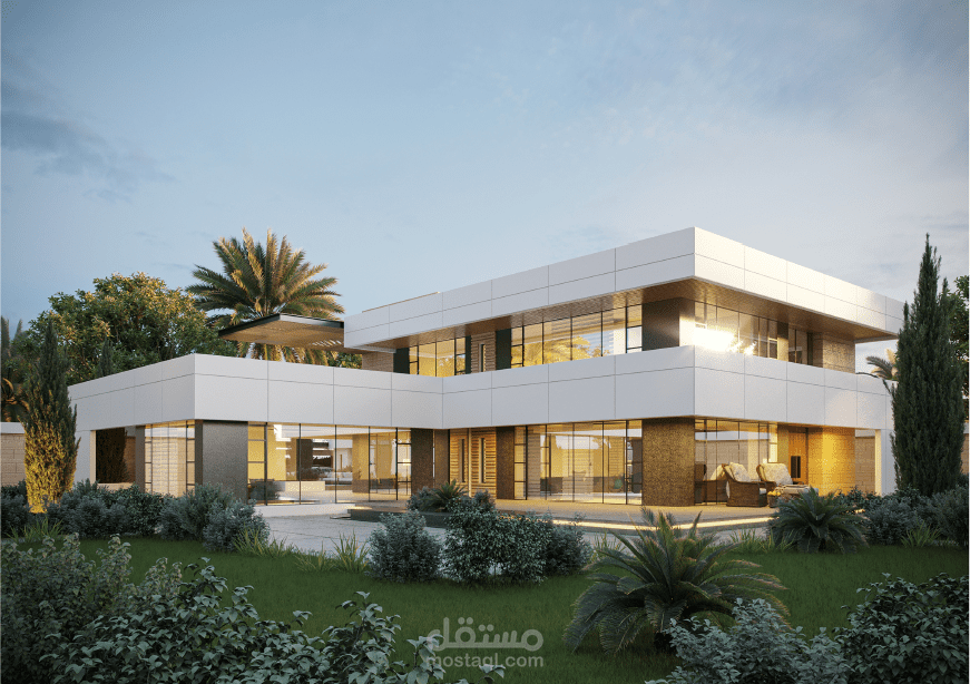 تصميم واجهه فيلا في الممكله العربيه السعوديه