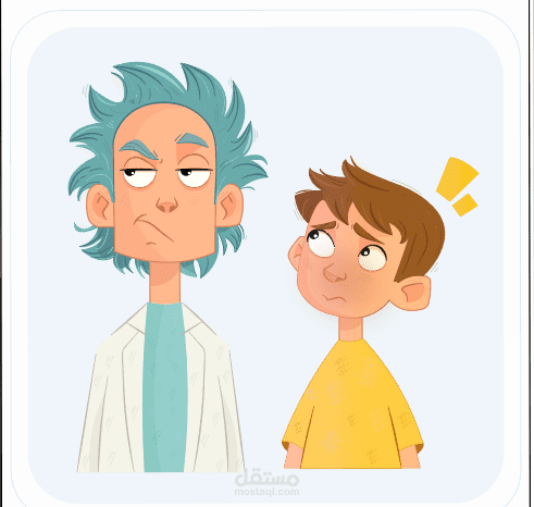 تصميم شخصيات كرتونية على برنامج اليتسريتور