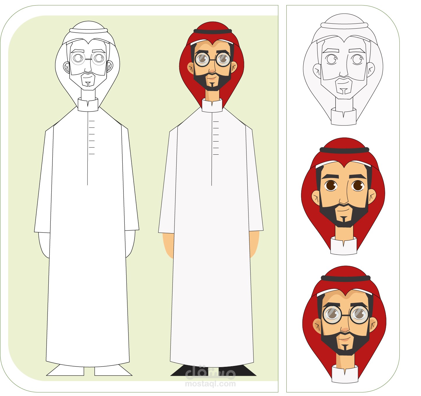 تصميم شخصيات كرتونية