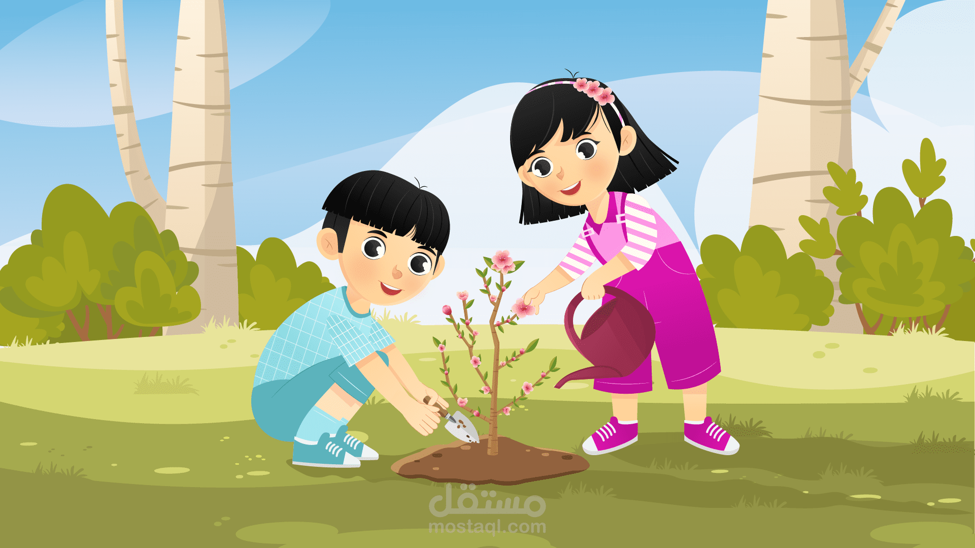 تصميم قصص اطفال