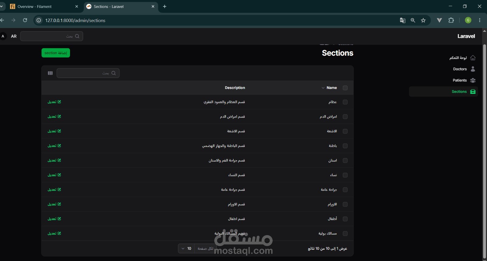 ادارة المستشفيات والخدمات الطبية
