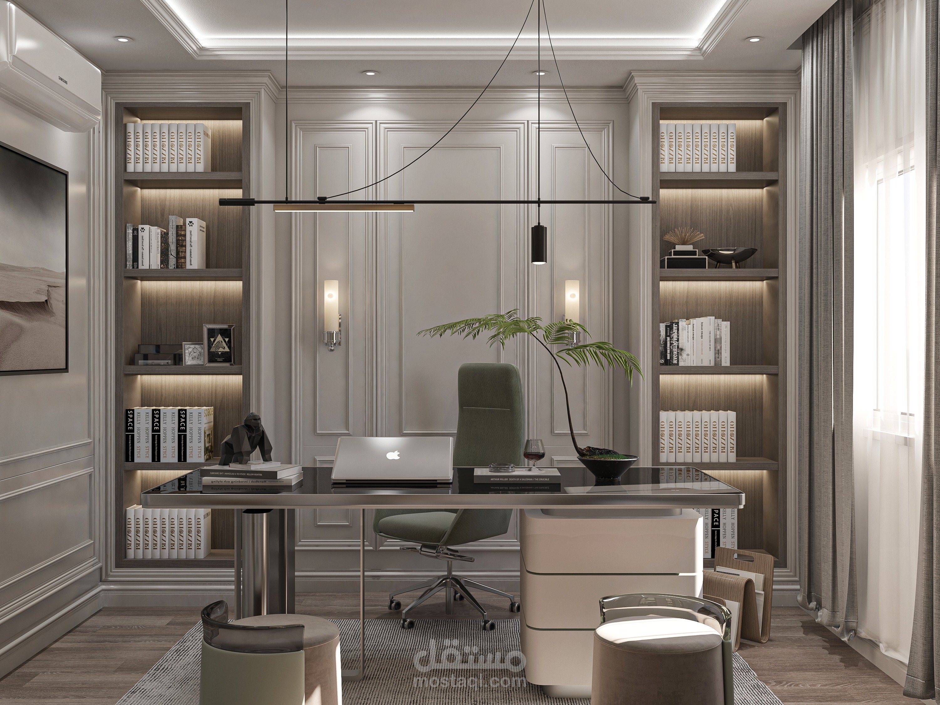 مكتب بداخل منزل