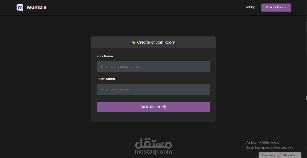 Mumble: Live stream video meet like google meet