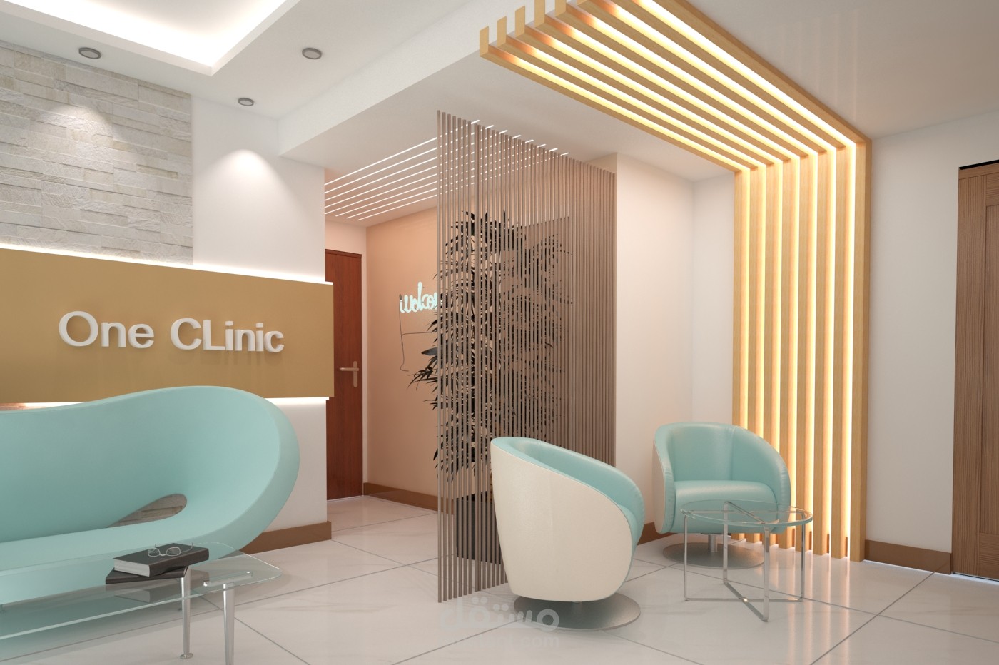 3D design for clinic in Nasr City