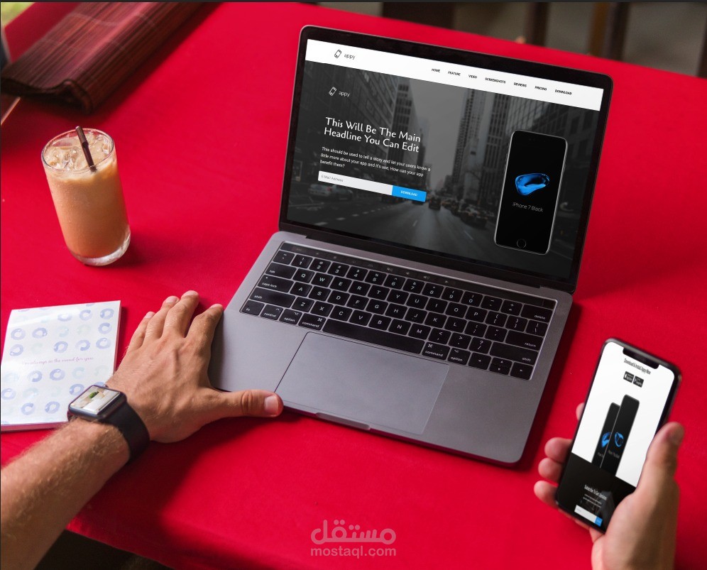 موقع لعرض منتجات الأيفون