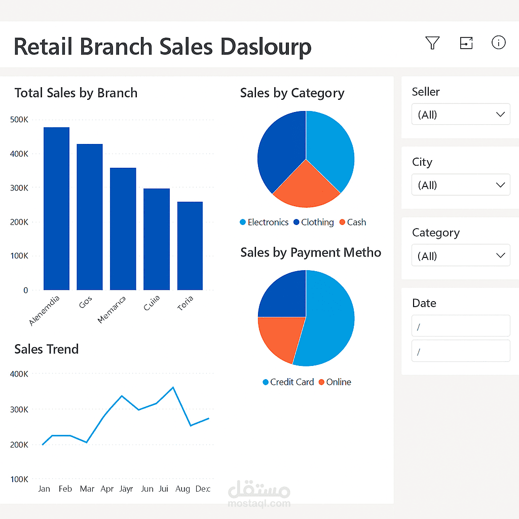 Retail Branch Sales Data | مستقل