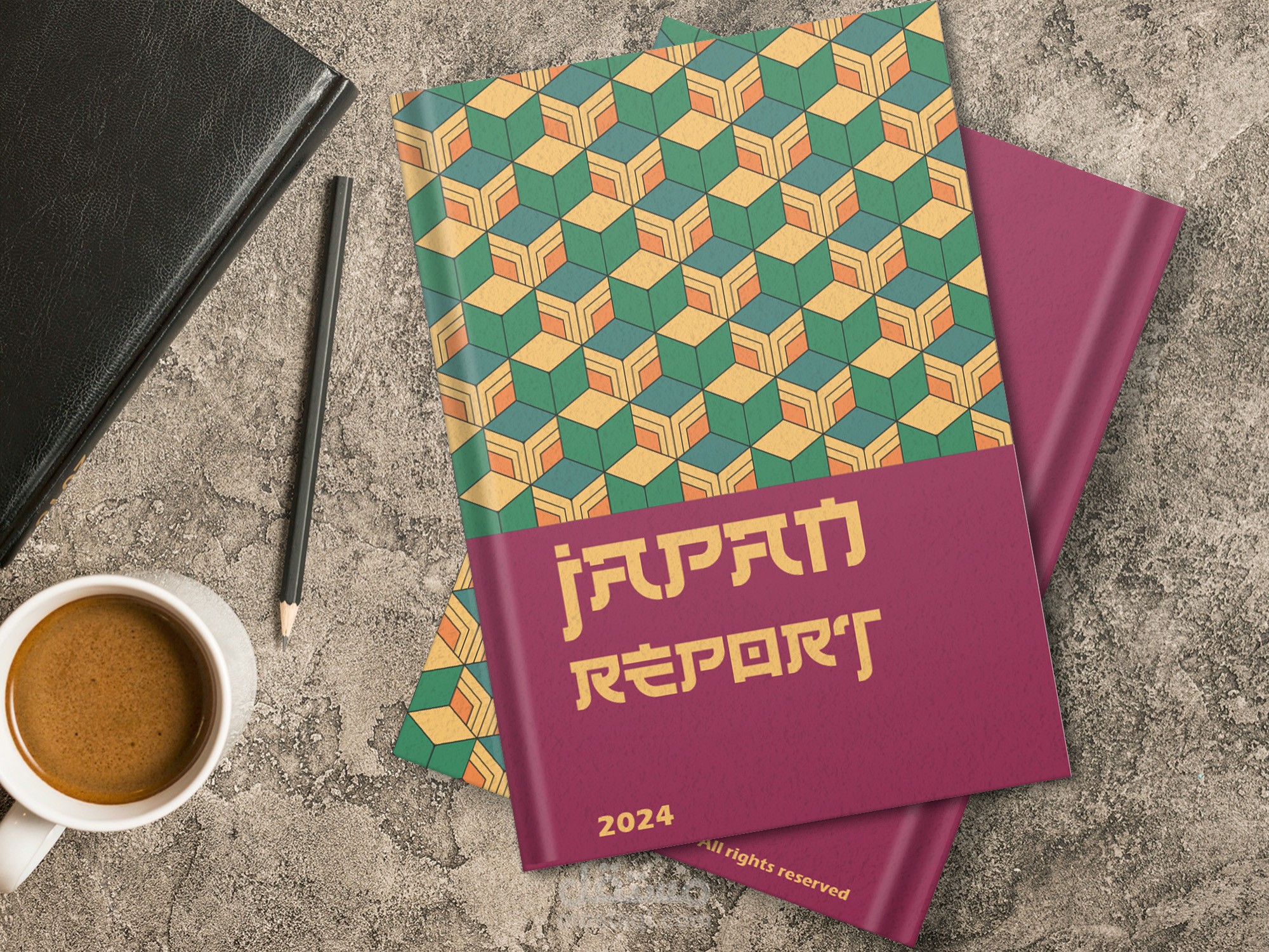 تصميم ملف تعريفي بشركة يابانية