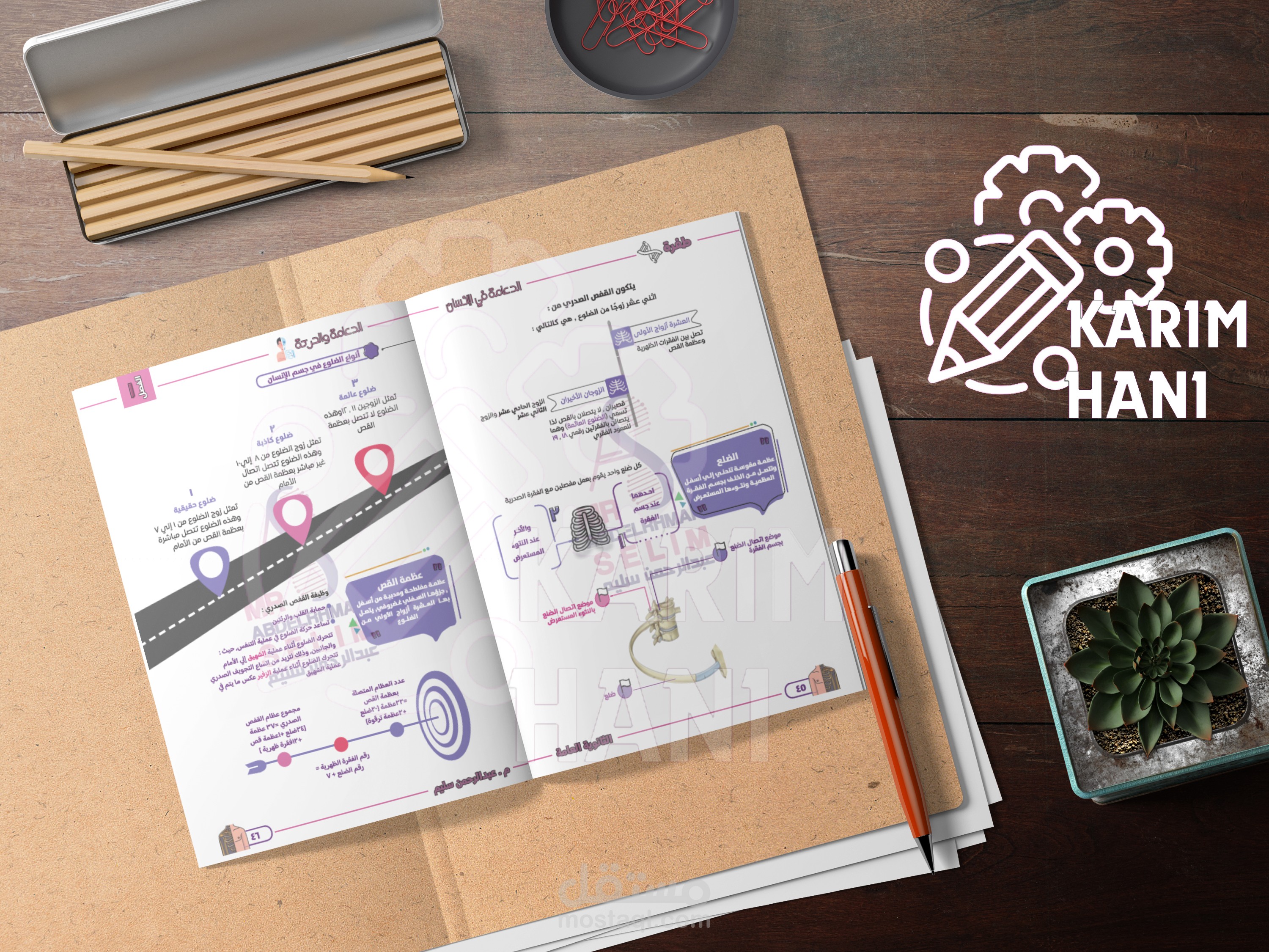 Design of biology book | تصميم كتاب أحياء
