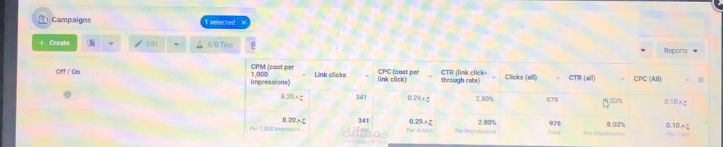 حملة اعلانية على Facebook