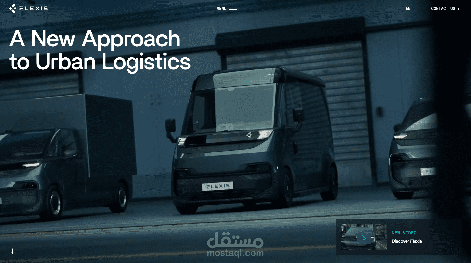 EV Trucks Website | High-End Design for Next-Gen Transportation