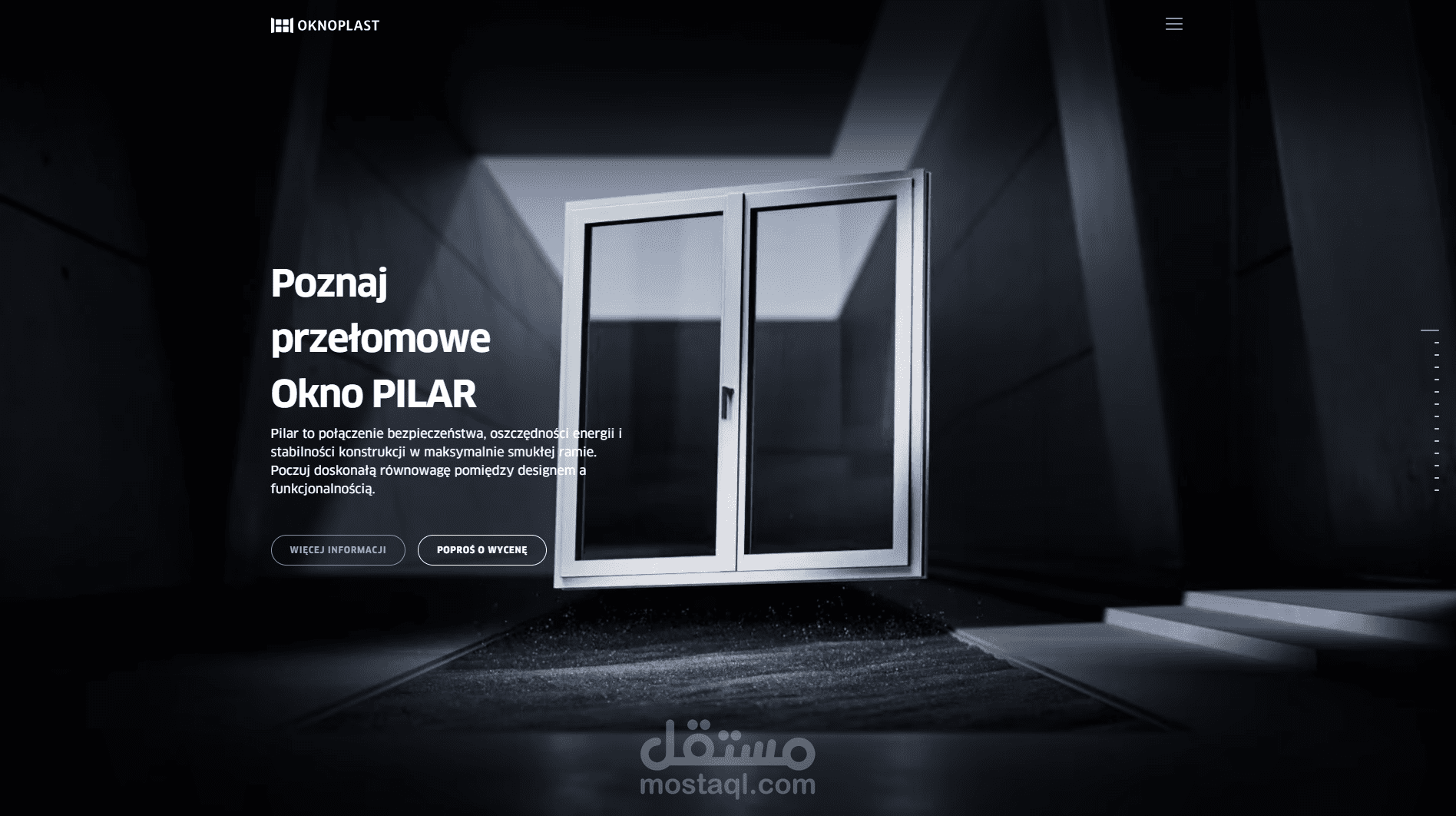 Window Manufacturing Website | Clean Design & Professional Experience