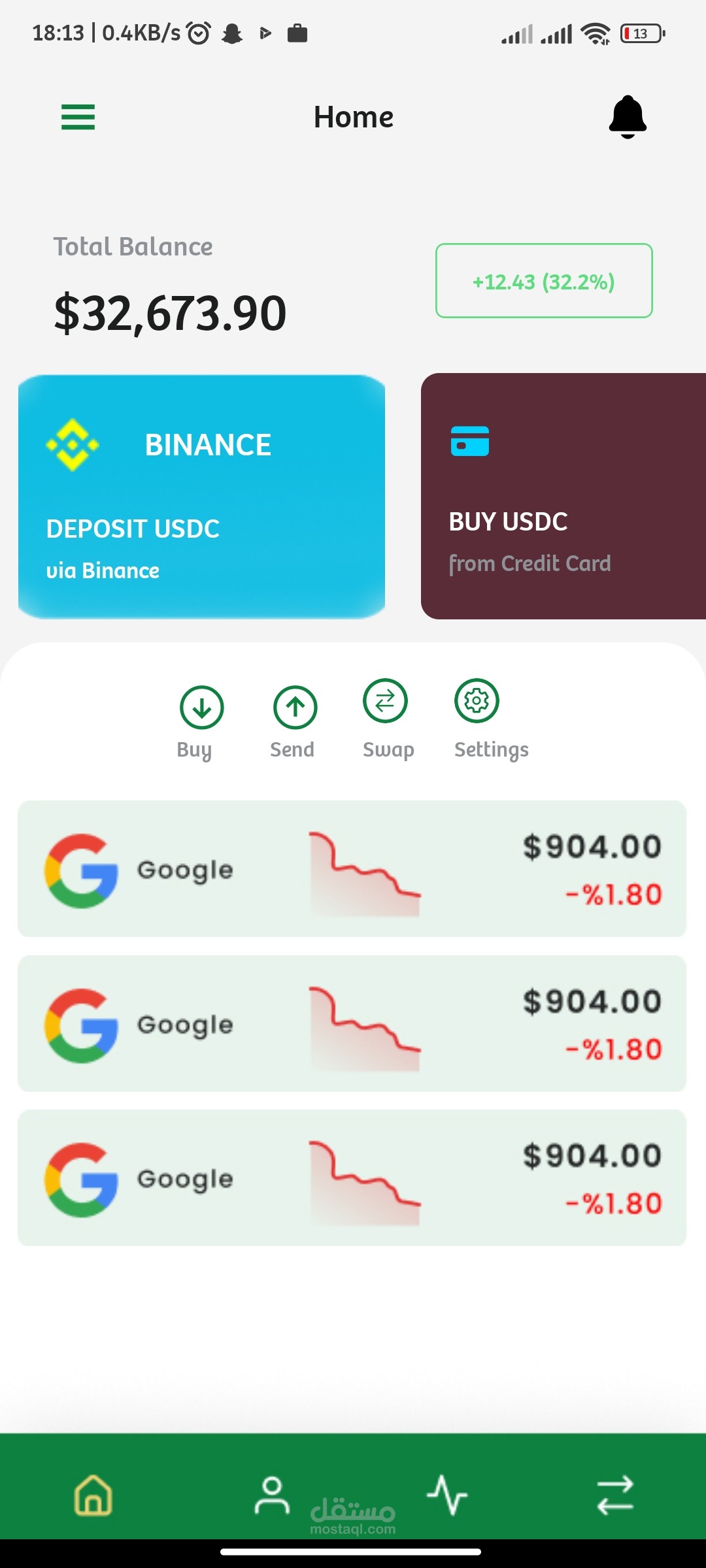 Trading Application