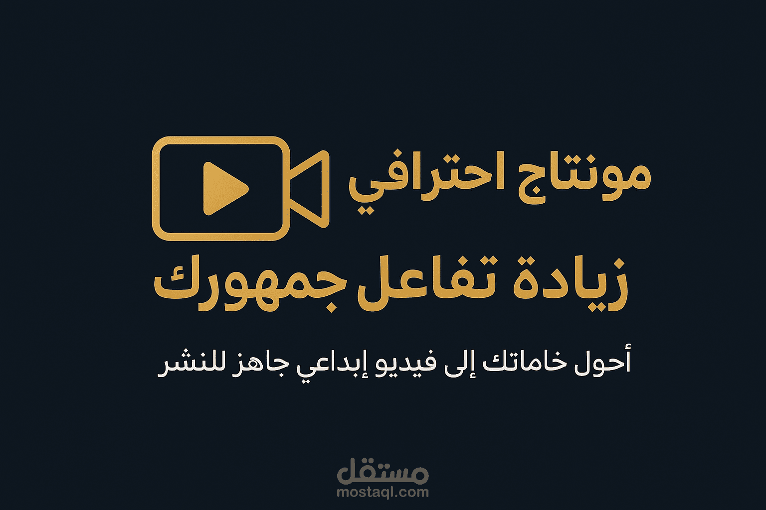 مونتاج إبداعي يضاعف تفاعل جمهورك