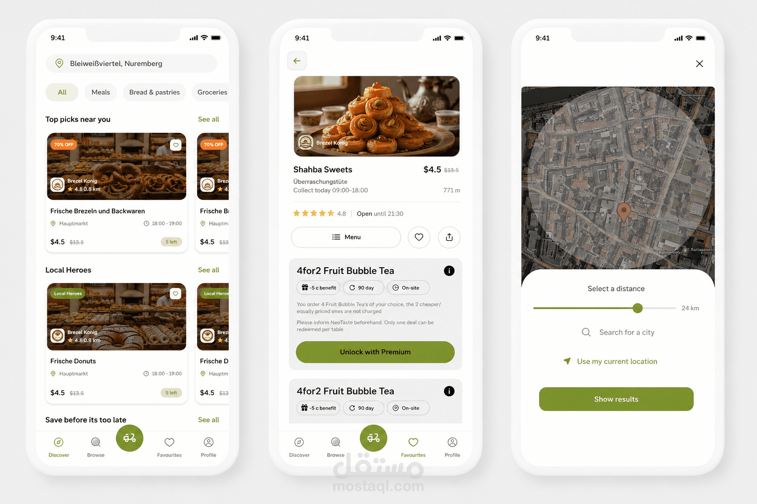 Food Rescue Mobile App UI/UX Design