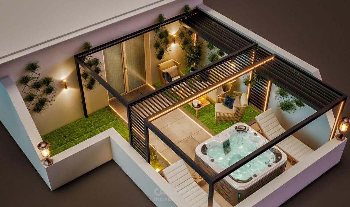 تصميم روف منزل سكني