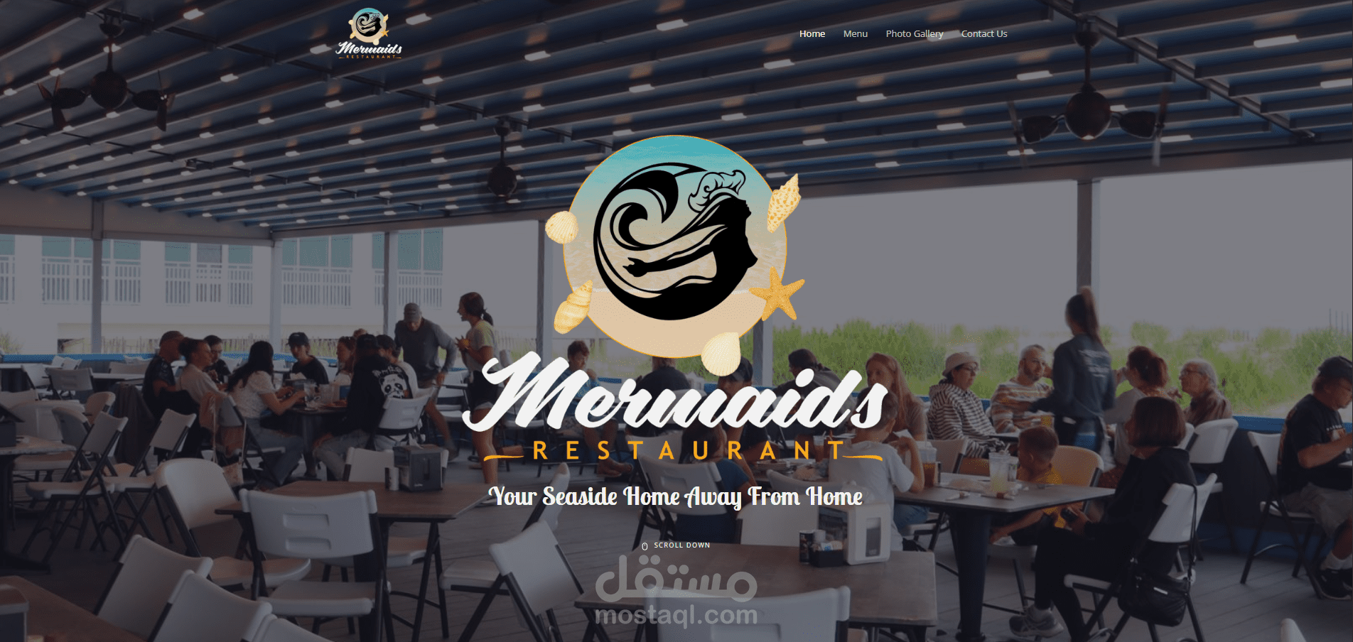 تصميم وتطوير موقع إلكتروني ونظام تسويق آلي متكامل لمطعم Mermaids