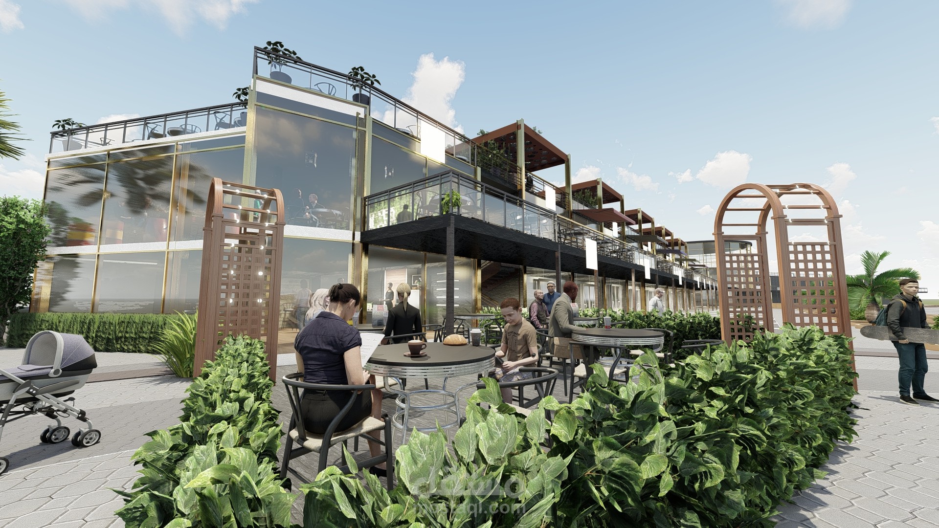 تصميم مول تجاري ساحلي بالإسماعيليه