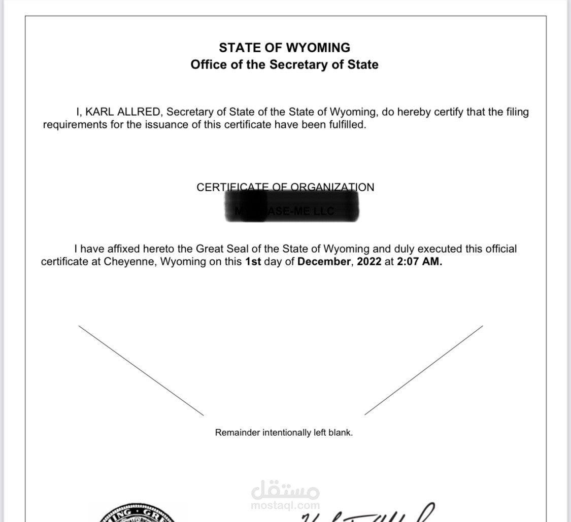 تأسيس شركة ذات مسؤولية محدودة LLC بأي ولايه من الولايات الامريكية و دولياً  ،و لا نترككم في منتصف الطريق دون دراية بإدارة الشؤون القانونية بها حيث اقدم إعداد الإقرارات الضريبية في الولايات المتحدة الأمريكية، وخدمات erc، وsba، وeidl