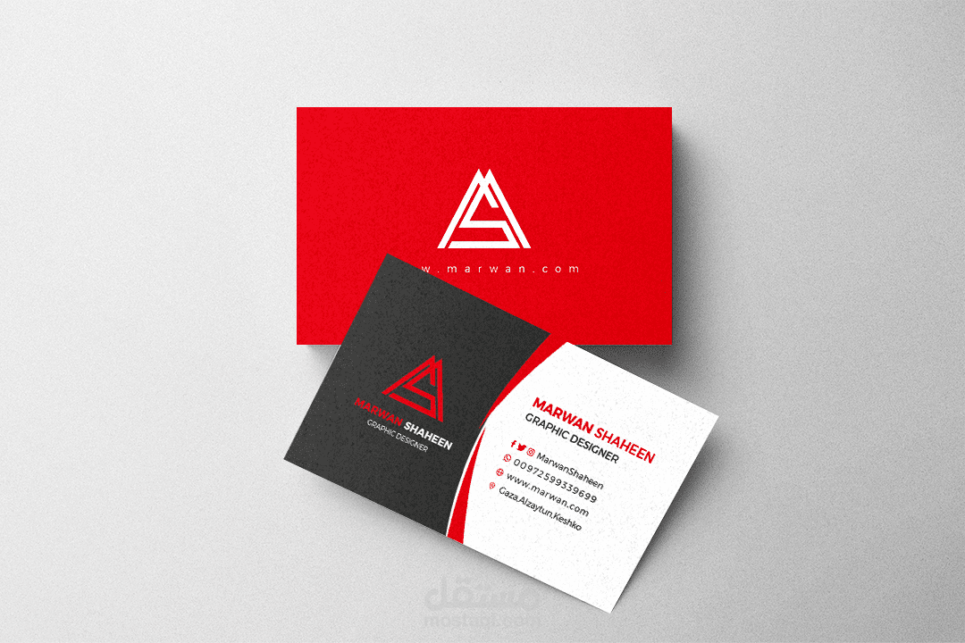 تصاميم بطاقات عمل بزنس كارد ( Business Card )