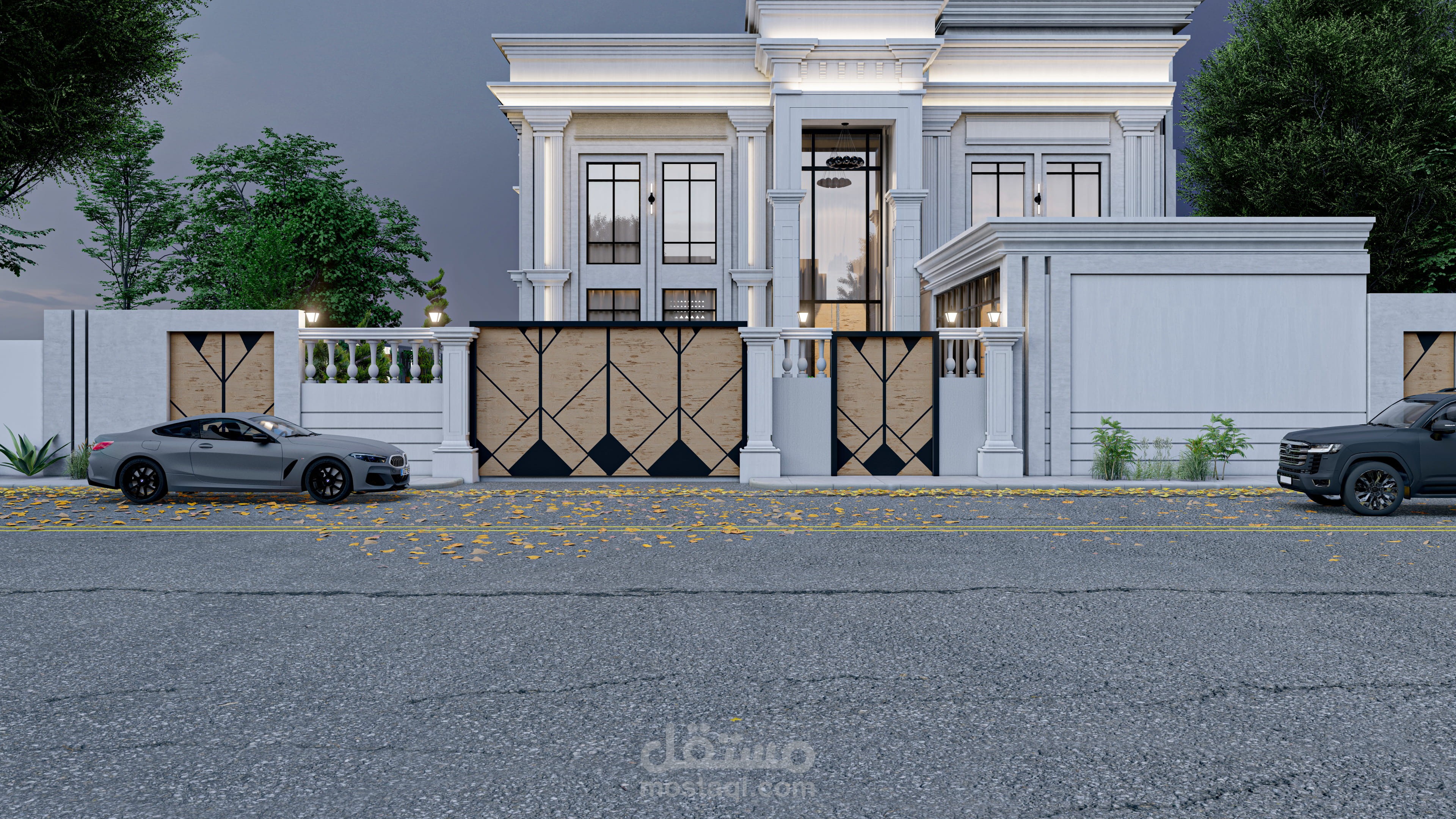 تصميم واجهة ولاند سكيب