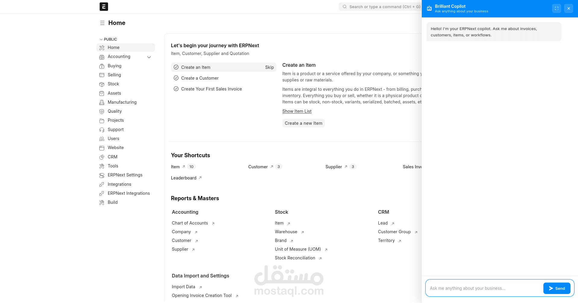 تطوير مساعد ذكاء اصطناعي لأنظمة ERP باستخدام Python وFrappe