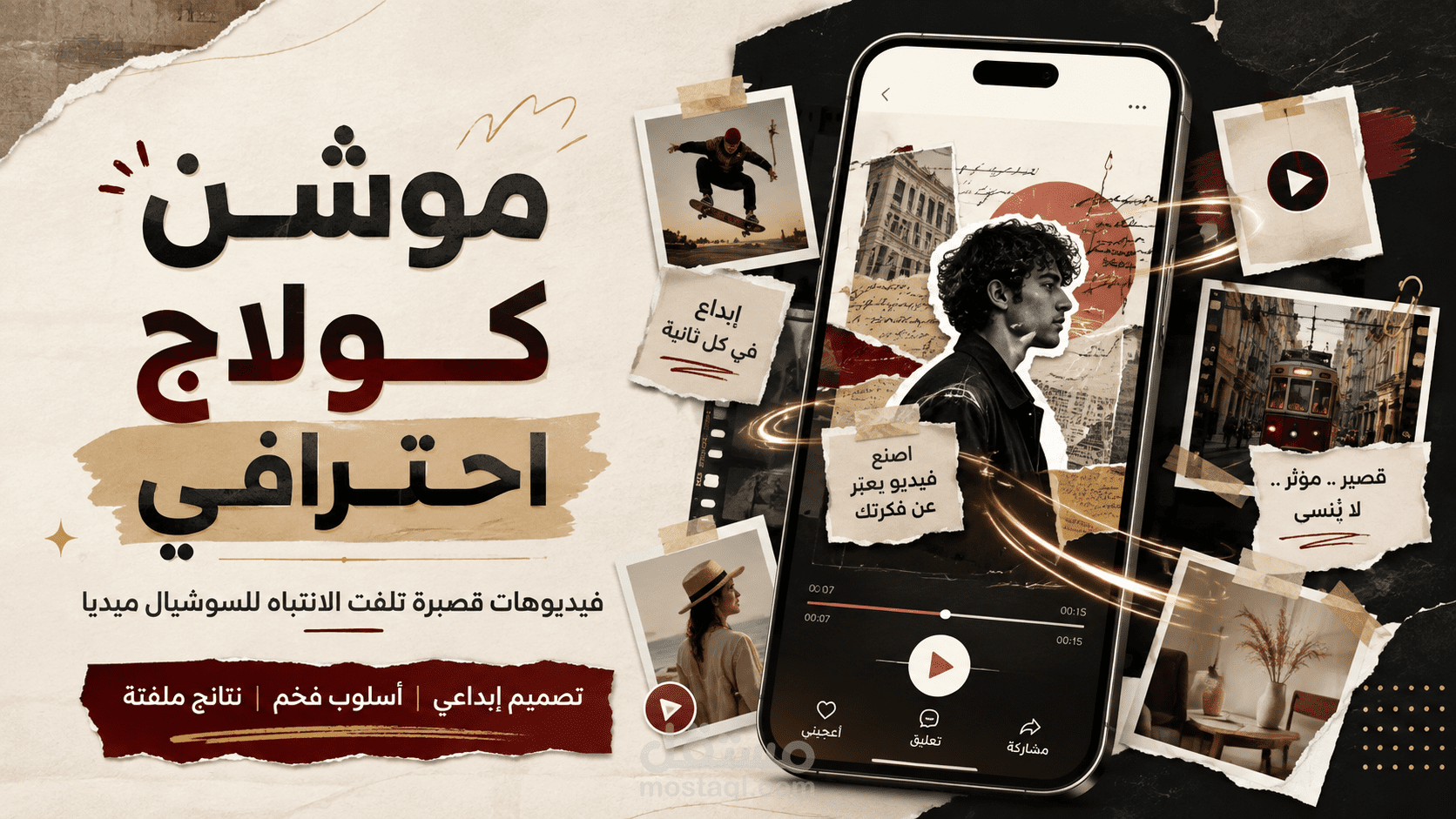 Motion Collage | موشن كولاج إبداعي