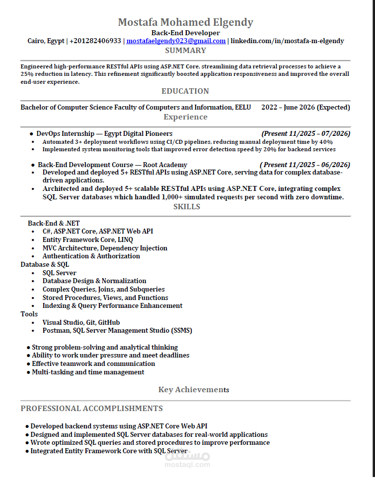My CV