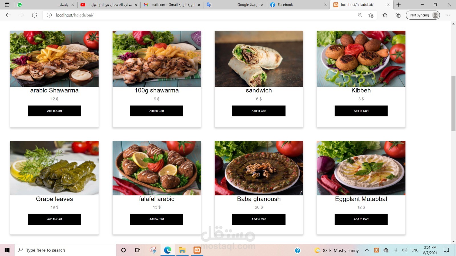 PIZZA DELIVERY WEBSITE
