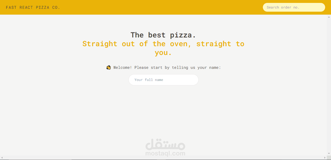 Fast Pizza