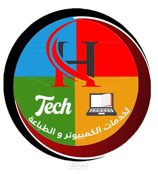 لوجو لصفحة فيس بوك للطابعات والكمبيوتر