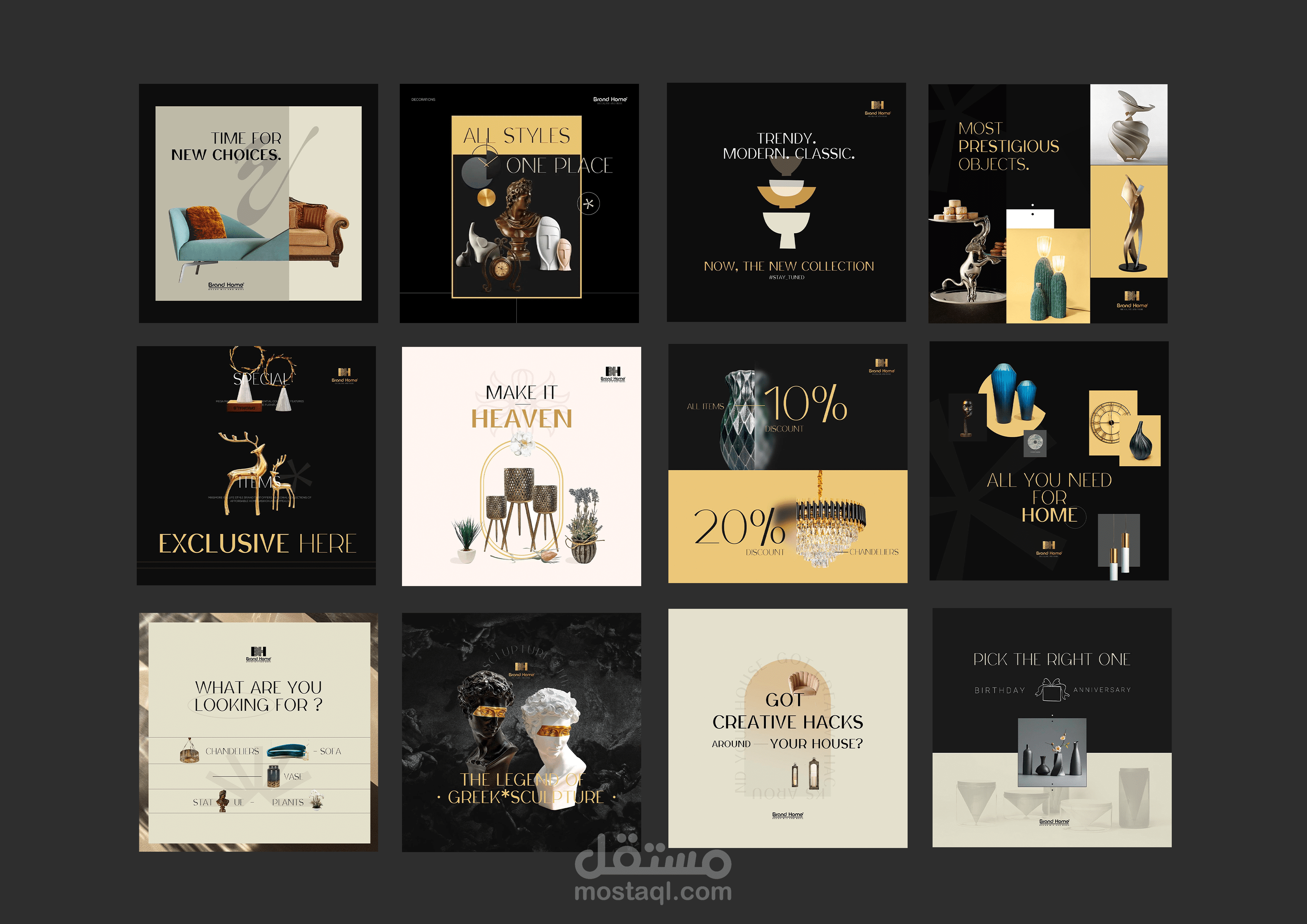 Brand Home Social Media Designs