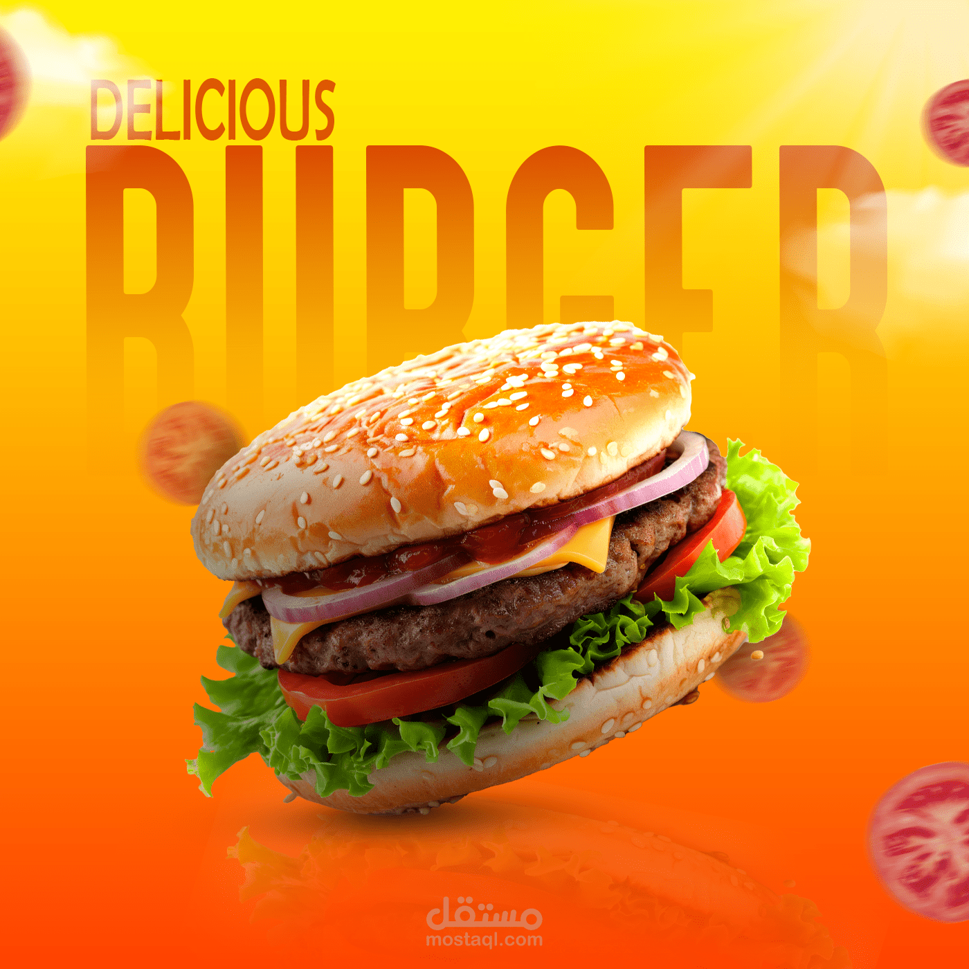 تصميم سوشيال ميديا _ برجر