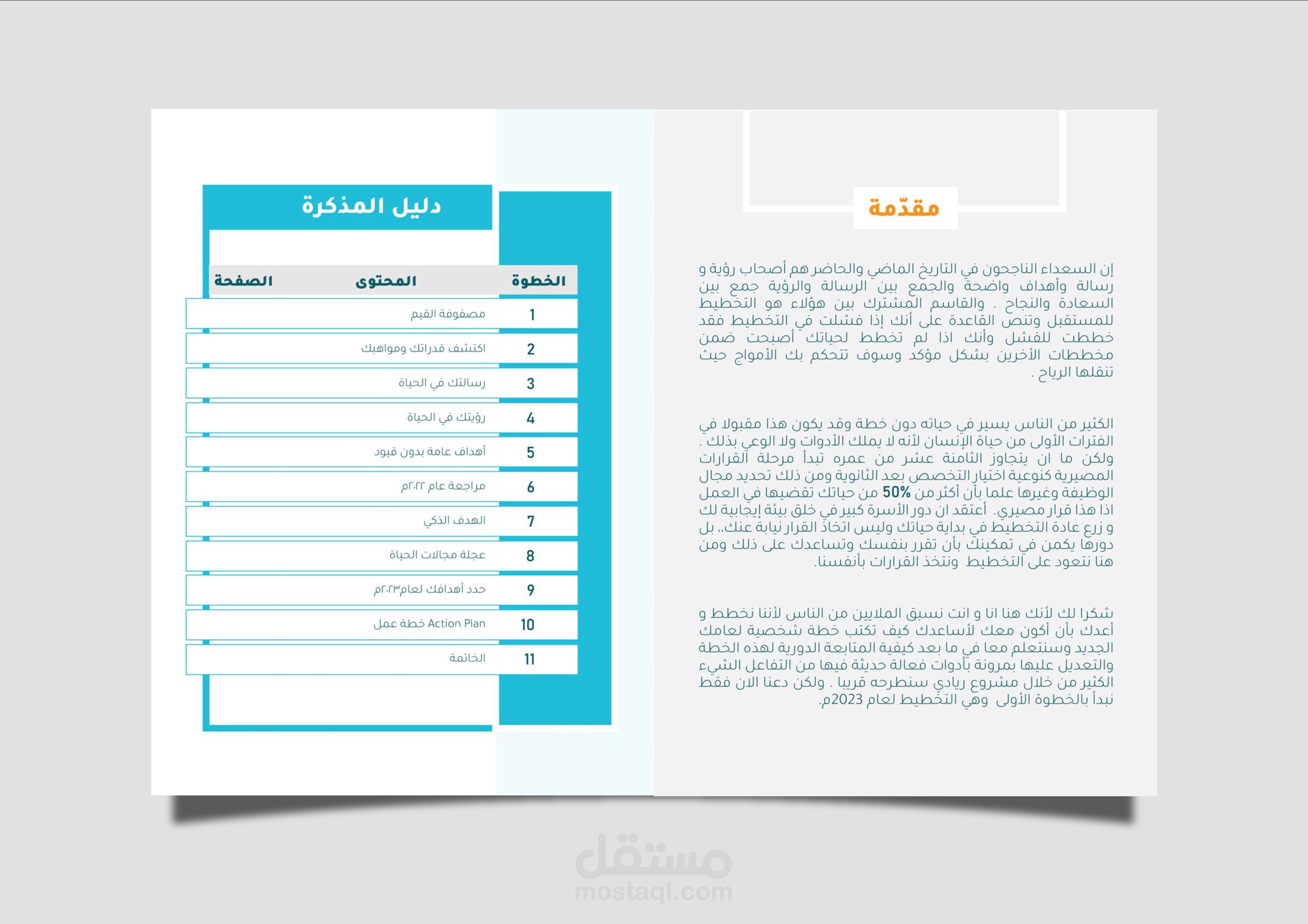 تصميم مذكرة توعوية
