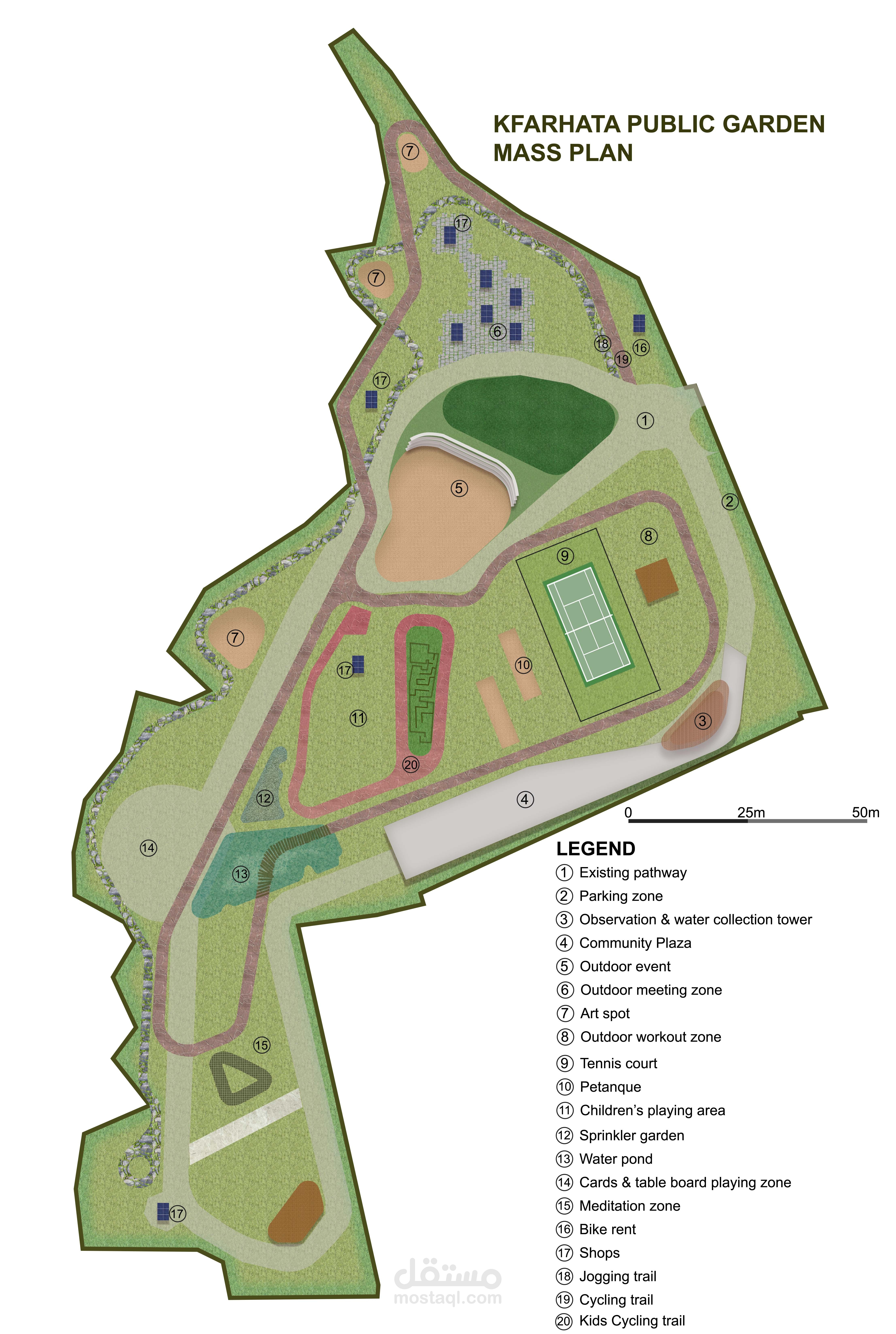 مسابقة تصميم حديقة عامة-Kfarhata Public Garden Design Competition