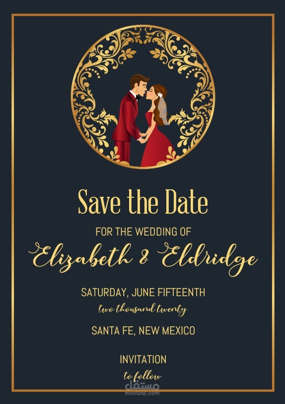 تصميم بطاقات الدعوة بالعربية و الإنجليزية و الفرنسية