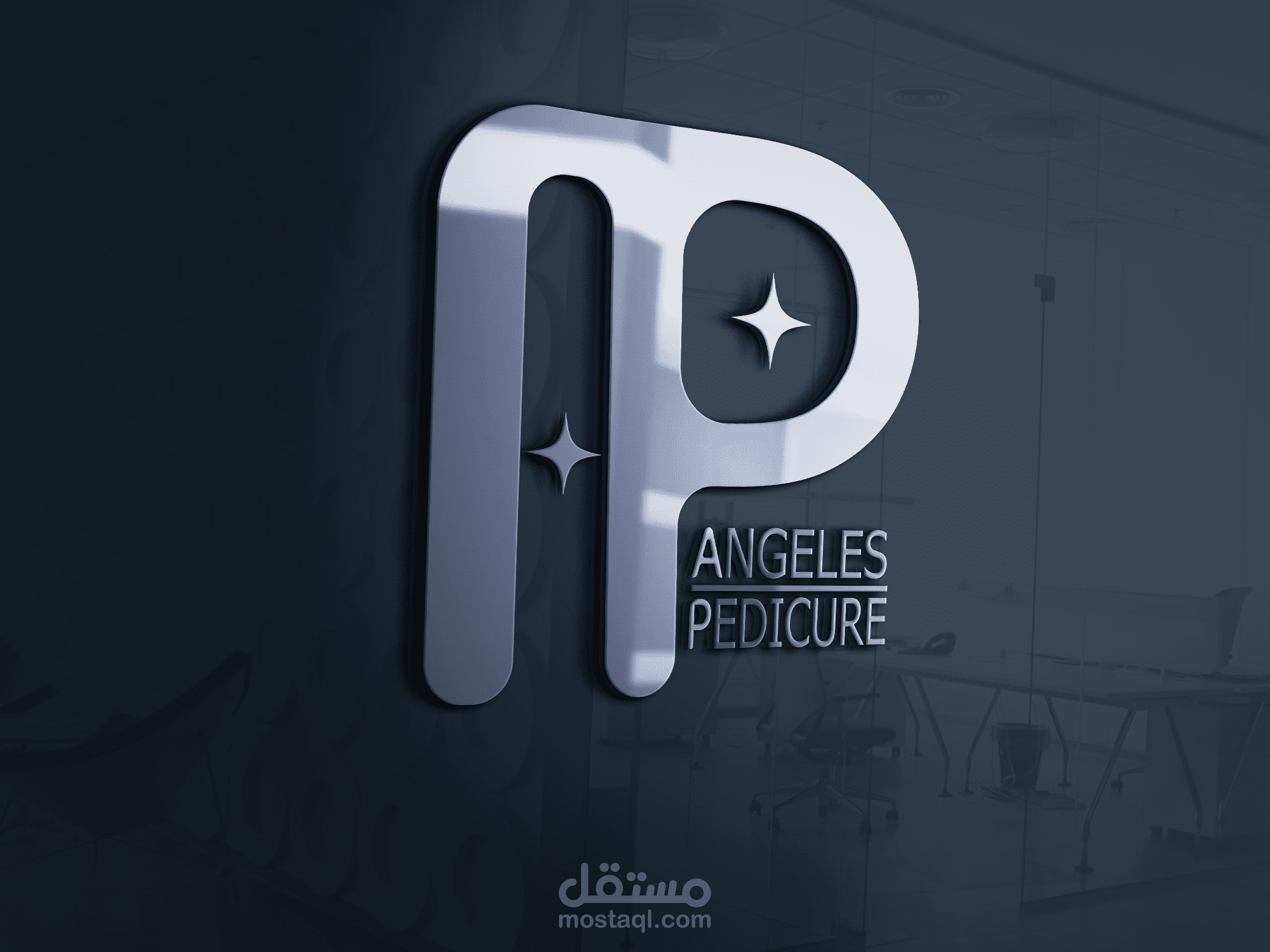 تصميم نموذج لشركة (ANGELES.PEDICURE)