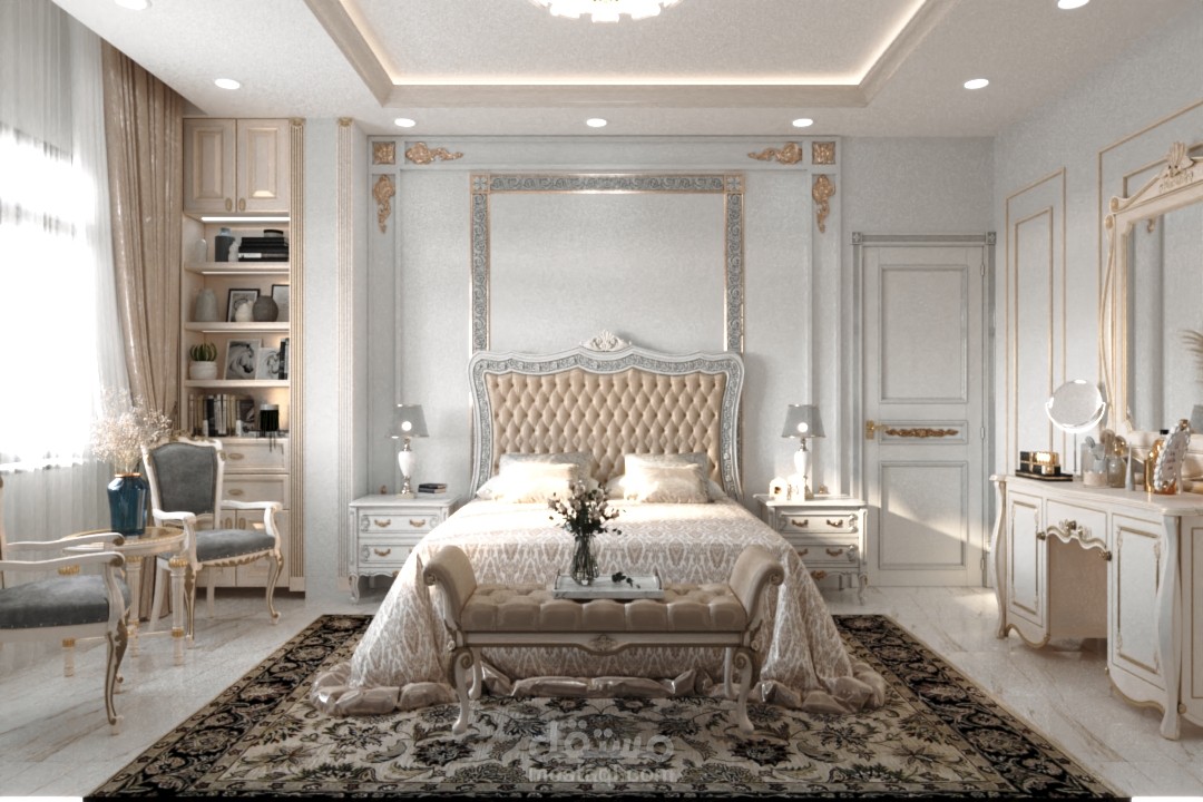 تصميم فراغات داخلية على طراز نيو كلاسيك