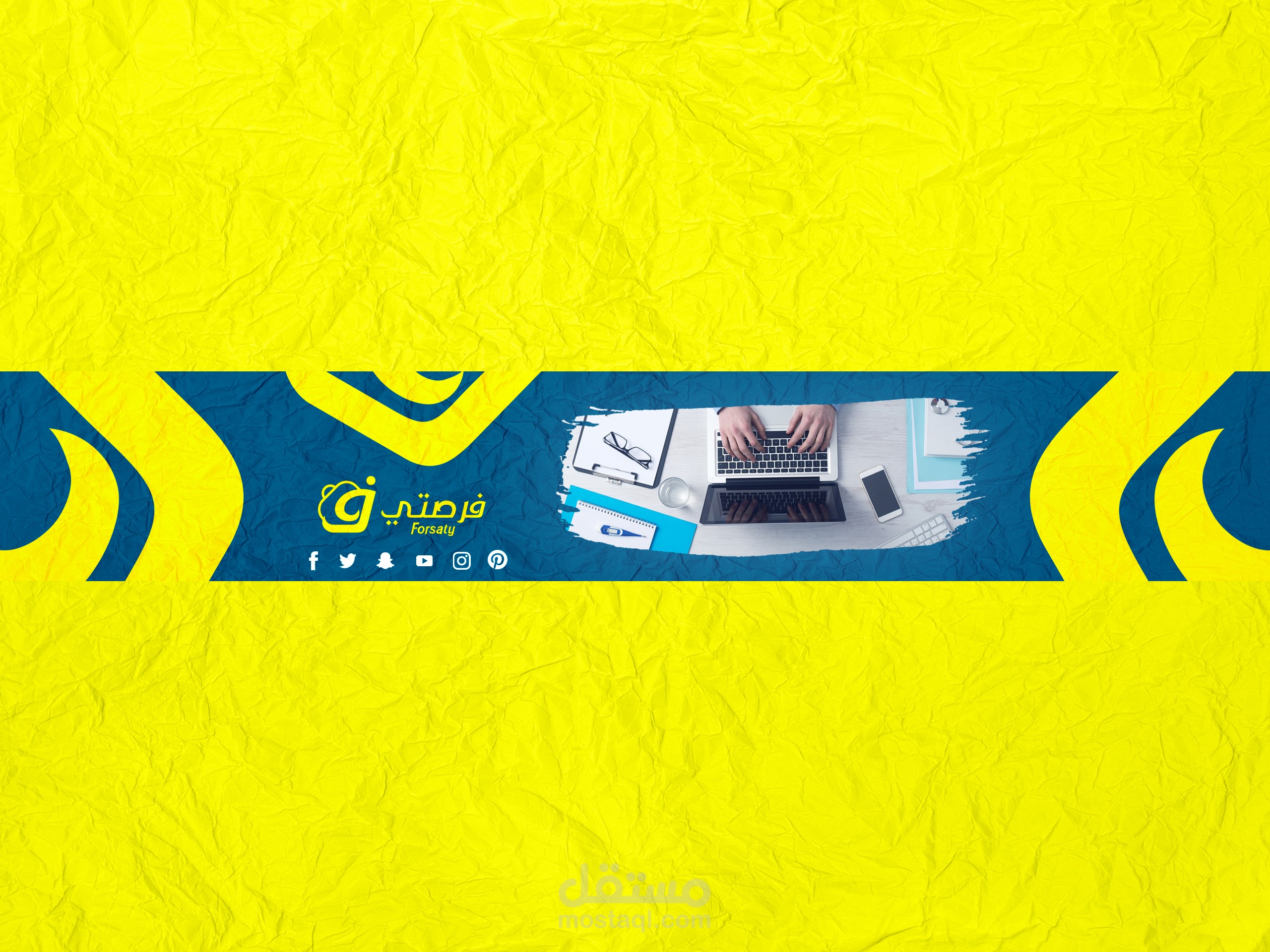 تصميم غلاف يوتيوب و تويتر