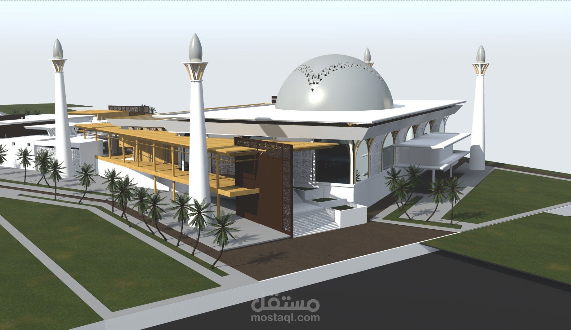 مشاركتي لمسابقة The iconic mosque at Dubai Creek Harbour