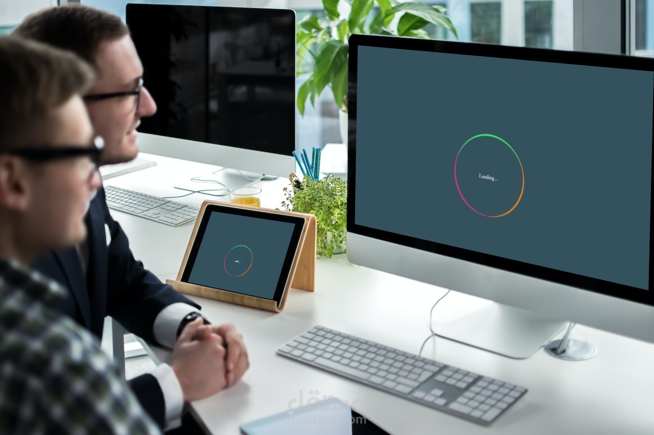 انشاء واجهة تحميل احترافية