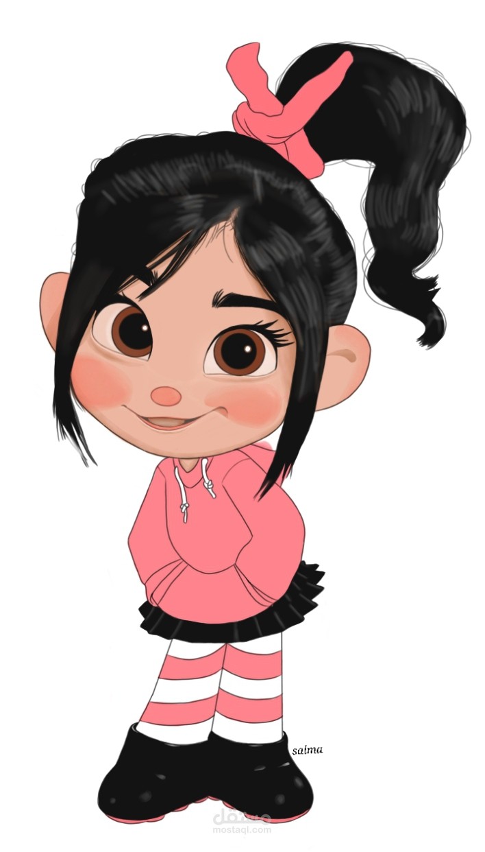 رسم شخصية كرتونية