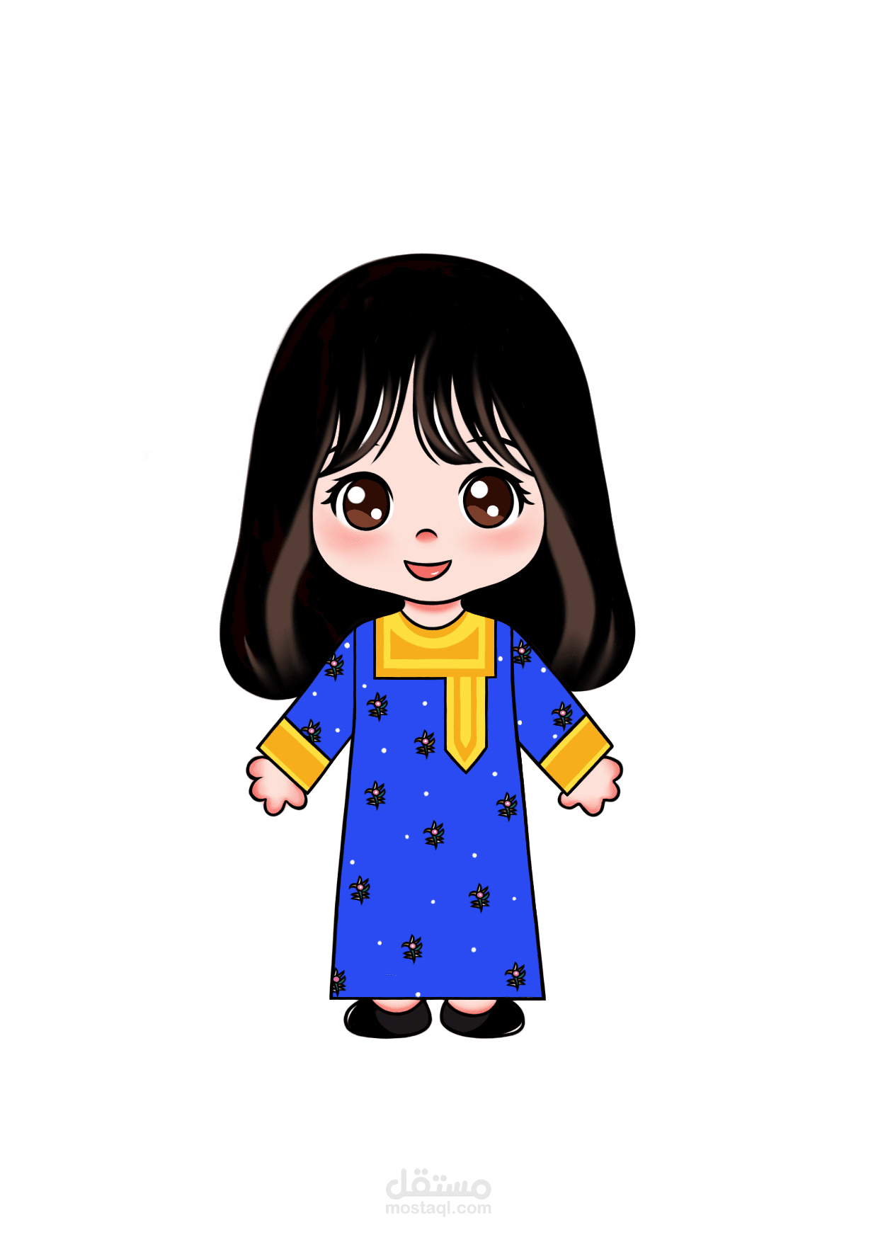 شخصيات بحركات مختلفة