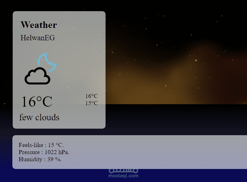 weather app