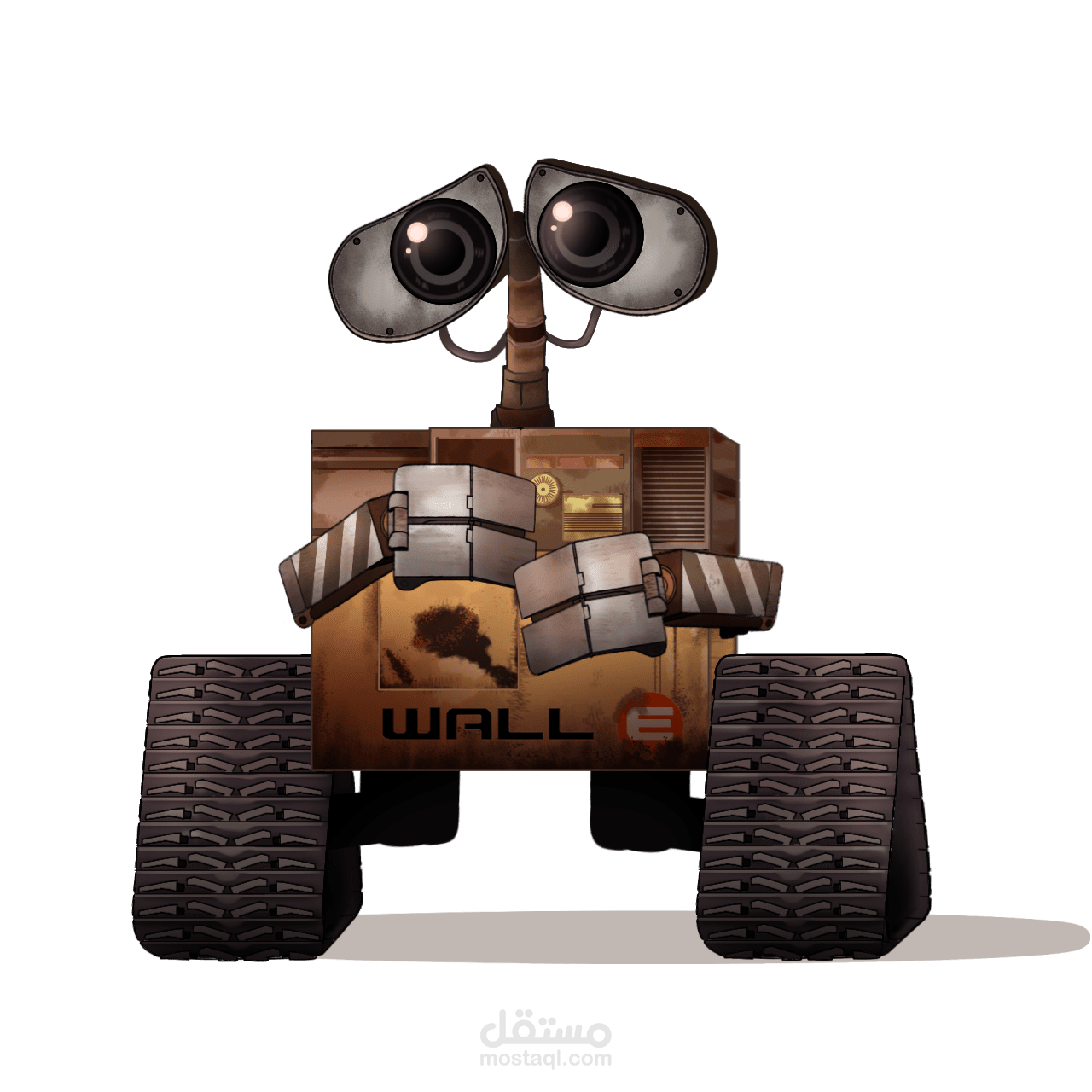 ًتحريك شخصية WALL·E (تصميم GIF تفاعلي)