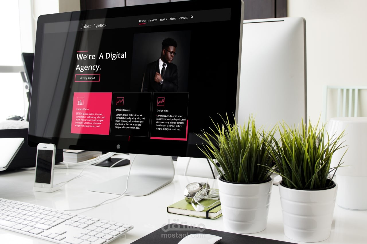 Digital Agency web landing bage