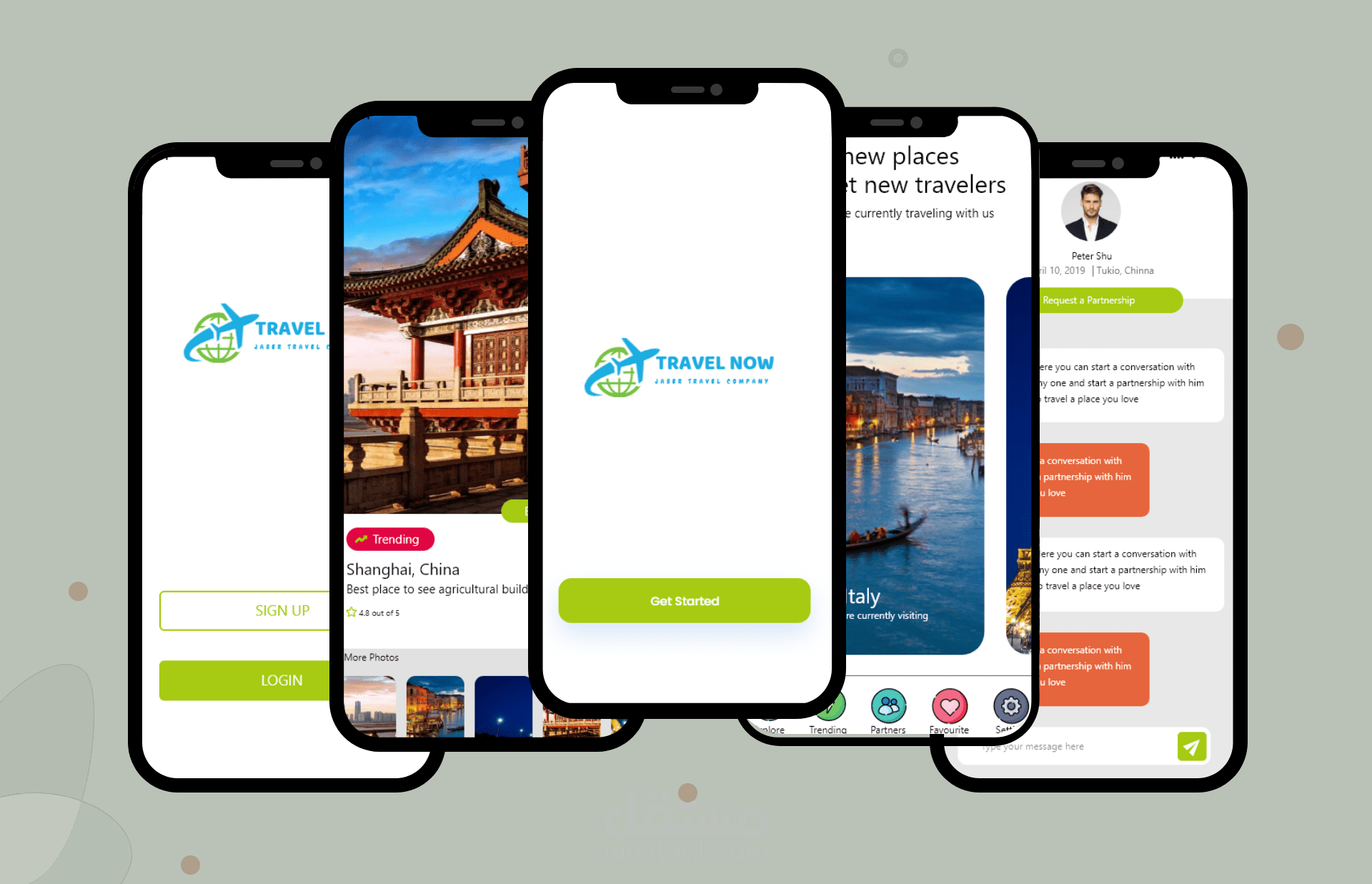 TRAVEL NOW APP UX UI