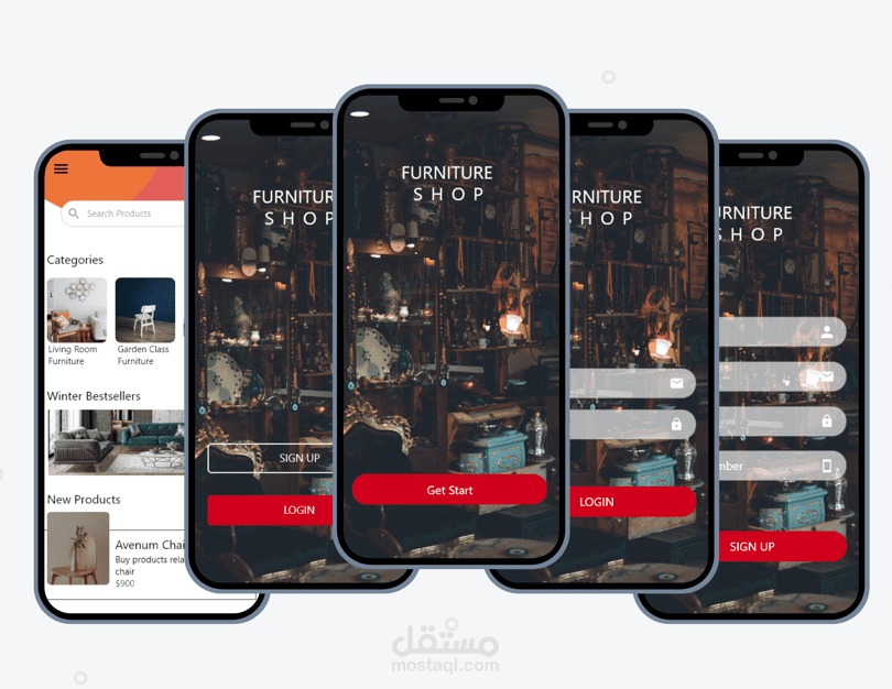 FURNITURE Shop APP ux ui