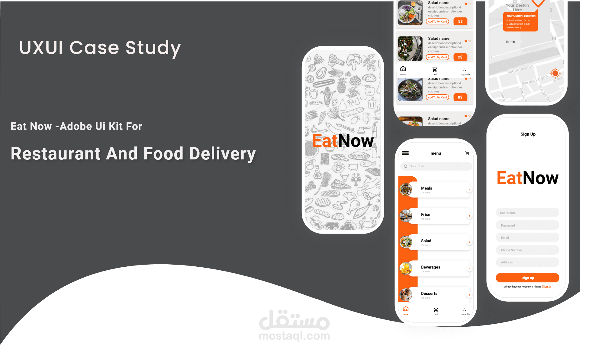 Eat Now Delivery and Resturant app case study