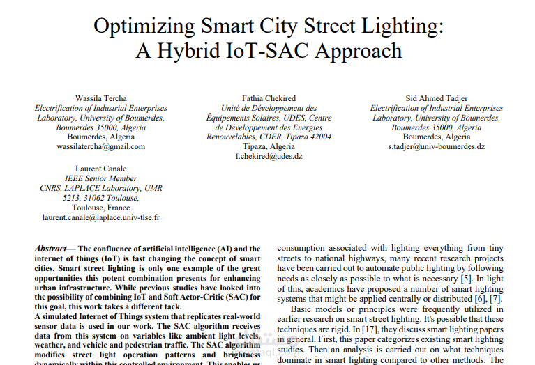 Optimizing Smart City Street Lighting: A Hybrid IoT-SAC Approach