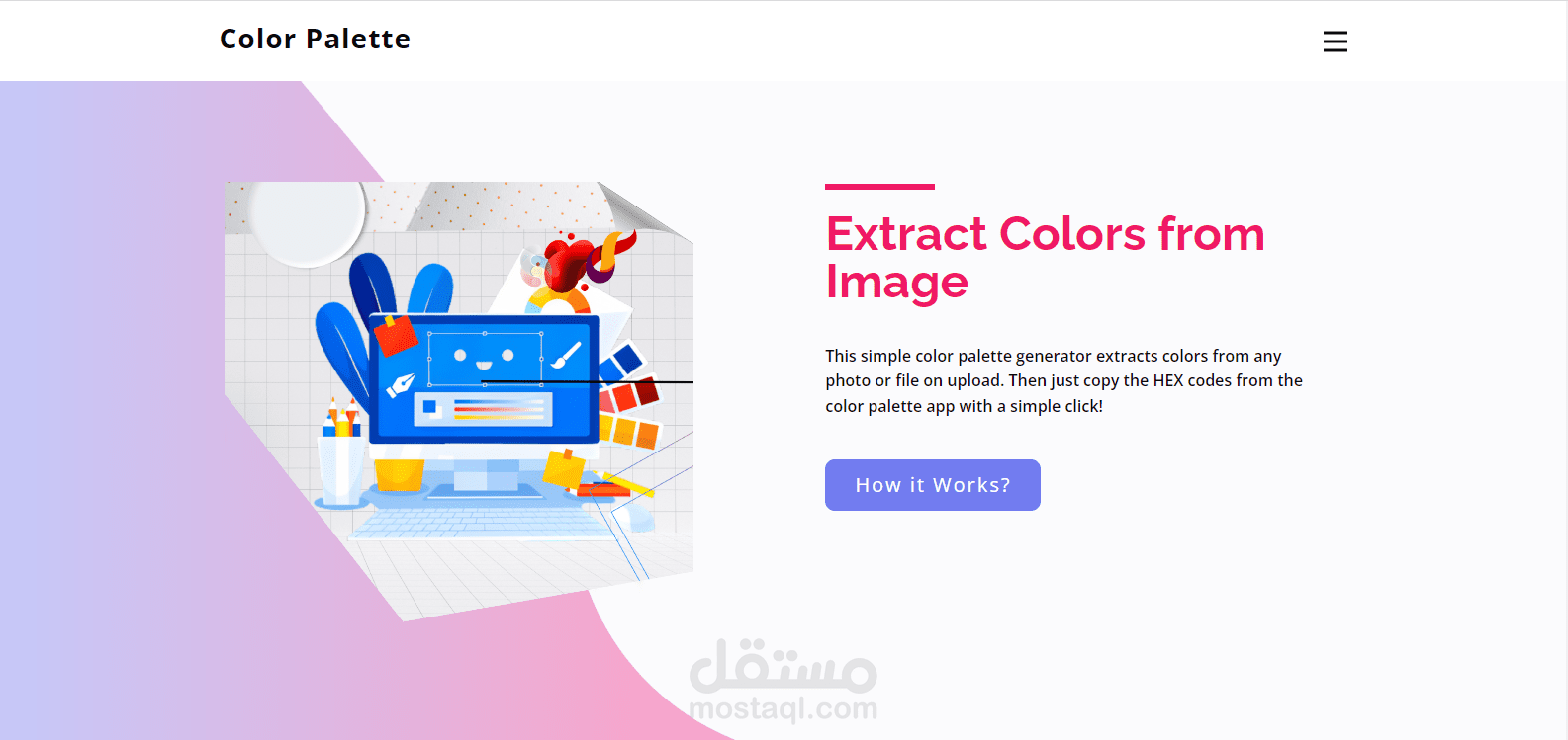 Extract Colors from Images using Python (website)